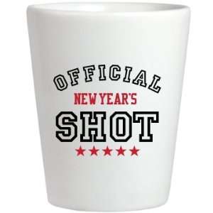  Official New Years Shot: Custom Ceramic Shotglass 