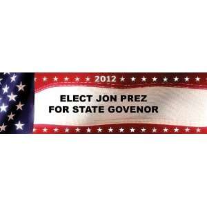  Patriotic Election Personalized Banner Standard 18 x 61 
