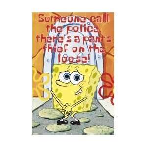   Posters: Sponge Bob Square Pants   No Pants Poster   35.7x23.8 inches