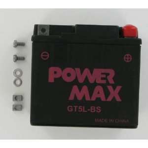  Power Max Maintenance Free 12 Volt Battery GT5L12B 