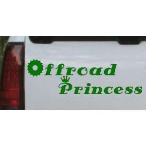 Offroad Princess Off Road Car Window Wall Laptop Decal Sticker    Dark 