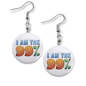  I AM THE 99% OWS Occupy Wall Street Protest on Pair of 1 