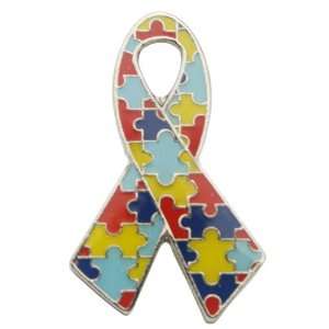   Autism Awareness Ribbon Pin Fundraiser 10 Pack: Everything Else