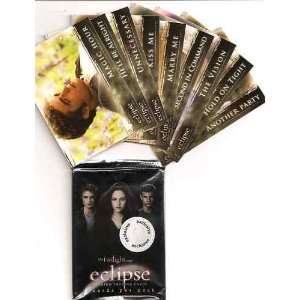  Twilight Eclipse Exclusive T1 T9 Trading Cards: Everything 