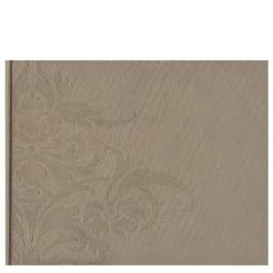  Pierre Belvedere Damask Guest Book, Padded Cover, Taupe 
