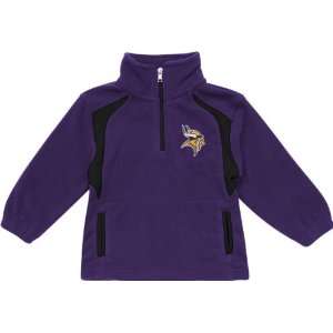 Minnesota Vikings Kids 4 7 Post Game Quarter Zip Fleece Jacket 