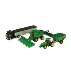  1:64 John Deere Harvesting Set: Toys & Games