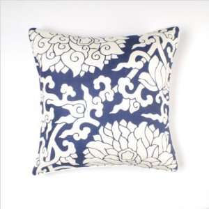  Blossom Pillow in Indigo Stuffed: No: Home & Kitchen