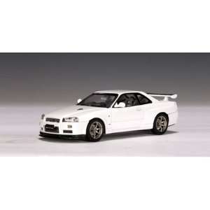  Nissan Skyline R34 GTR V Spec II White Pearl (Part: 57333 