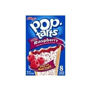 Kelloggs Pop Tarts Frosted Raspberry Toaster Pastries 8 ct  