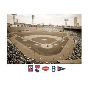  MLB Boston Red Sox Inside Fenway Park Historical Mural 