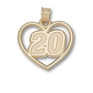  Driver Number 20 Heart Charm/Pendant: Sports & Outdoors