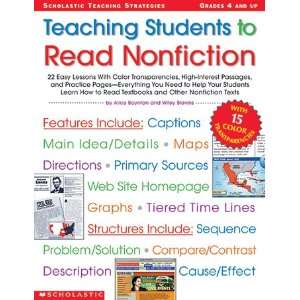 SCHOLASTIC TEACHING RESOURCES NONFICTION GR 4 & UP TEACHING STUDENTS 