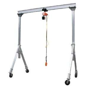 Vestil AHA 4 12 8 Adjustable Height Aluminum Gantry Crane:  