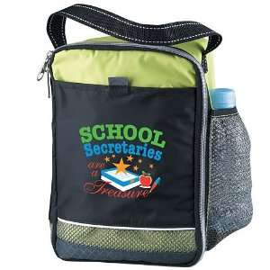  School Secretaries Are A Treasure (Green) Verve Lunch Bag 