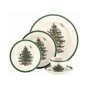   Spode Christmas Tree Twelve 5 Pc Place Settings: Kitchen & Dining