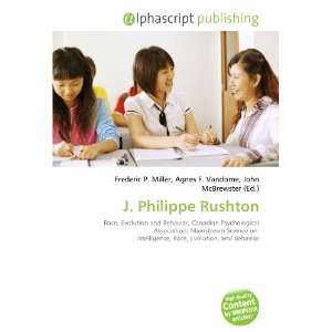  J. Philippe Rushton (9786133808348): Books