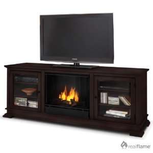  Real Flame Hudson Ventless Gel Fireplace in Espresso: Home 