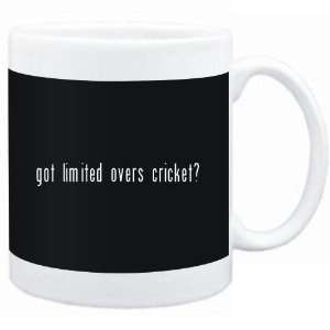 Mug Black  Got Limited Overs Cricket?  Sports: Sports 