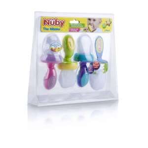  Nuby 3 Piece Nibbler with 3 Replacement Nets, Colors May 