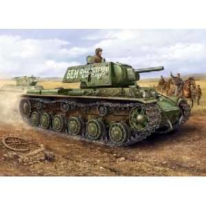  48 Russian KV1s Model 1941 Ehkranami Tank (Plastic Models): Toys