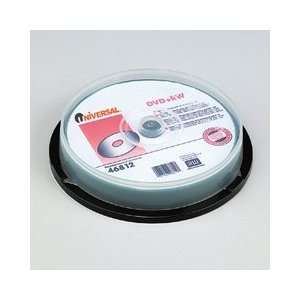  DVD+RW Rewritable Discs on Spindle, 4.7 GB, Silver, 10 