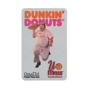 Collectible Phone Card: 5m Dunkin Donuts (Univ. of Mass. Basketball 