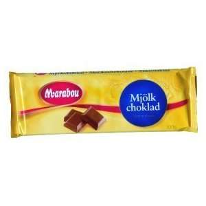 Marabou Milk Chocolate Candy Bar 100g:  Grocery & Gourmet 