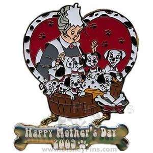 101 Dalmatians Mothers Day Cast Cm Le WDW Disney PIN