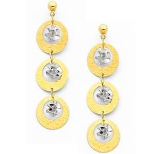   Dangle Hanging Earrings with Pushback for Women GoldenMine Jewelry