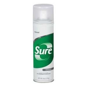  Sure Antiperspirant Deodorant Spray Unscented 6oz: Health 