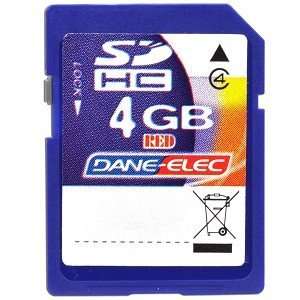  Dane_Elec 4 GB Class 4 SDHC Memory Card: Electronics