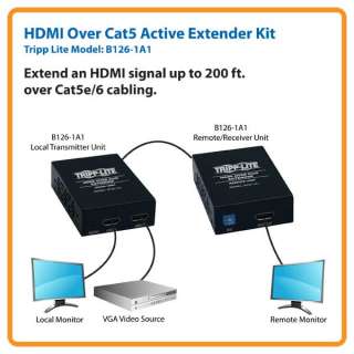  Tripp Lite B126 1A1 HDMI Over Cat5 Active Extender Kit TAA 