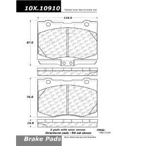  Centric Parts, 102.10910, CTek Brake Pads Automotive