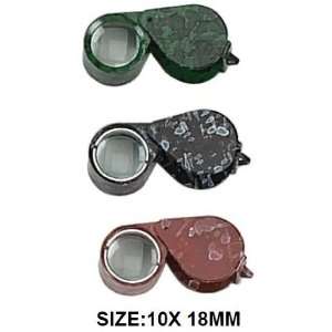  10X 18MM LOUPE MULTI COLORED: Toys & Games
