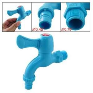   Blue Plastic Home Bathroom Garden Water Tap Faucet: Home Improvement