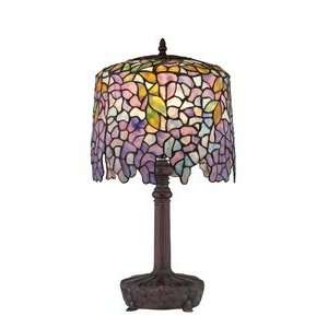     One Light Table Lamp   Purple Wisteria Tiffany: Home Improvement