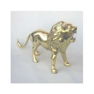  HANDTOOLED HANDCRAFTED BRASS LION