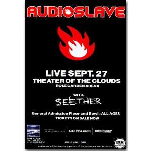   Audioslave Poster   Concert Flyer   Out of Exile Tour: Home & Kitchen