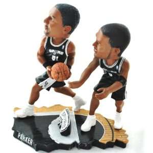 San Antonio Spurs rare NBA Duel Player (Tim Duncan #21 and Tony Parker 
