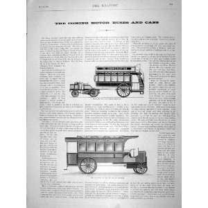  1898 Motor Buse Cabs Dion Panhard Self Acting Transport 