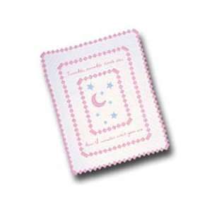  Pink Twinkle Star Handmade Baby Quilt