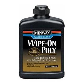 Minwax 409170000 Water Base Wipe On Polyurethane by Minwax