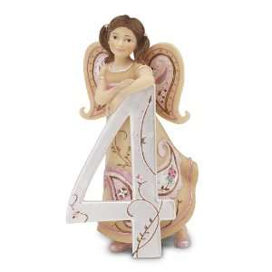  Perfect Paisley Four Year Old Birthday Angel Figurine, 5 