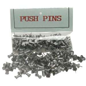   Silver Push Pins / Thumbtacks   100 pushpins per box: Office Products
