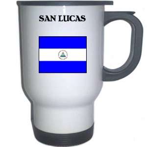   : Nicaragua   SAN LUCAS White Stainless Steel Mug: Everything Else