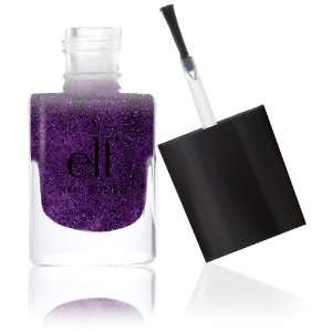  e.l.f. Nail Polish 1578 Dark Glitter Purple: Beauty