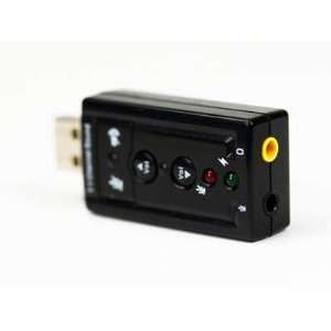  MuffinMan Black 7.1 Channel USB Sound Adapter: Electronics