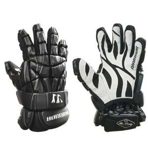  Warrior MacDaddy 3 Black M Lacrosse Gloves: Sports 