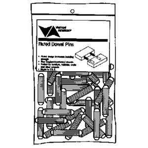 Vermont American 17110 5/16 Inch by 1 1/2 Inch Fluted Dowel Pins, 36 